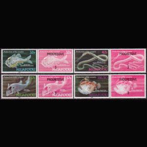 TONGA-NIUAFOU 1989 - Scott# 104-7 Marine Life Set of 4 NH