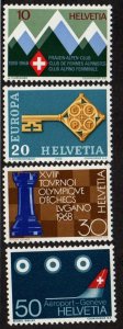 Switzerland # 487 - 490 MNH VF 