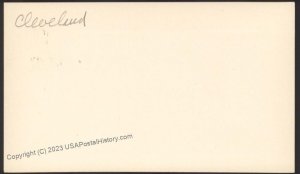 USA Postal Card Cleveland Cover Martha Washington Unused 111693