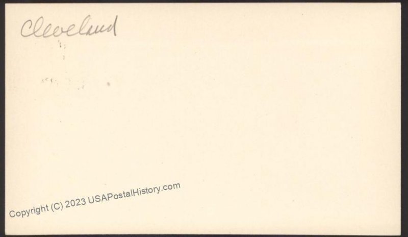 USA Postal Card Cleveland Cover Martha Washington Unused 111693