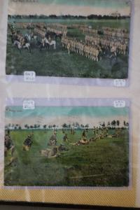 US Post Cards 50x + Old Time Full color War Scenes + over 50x