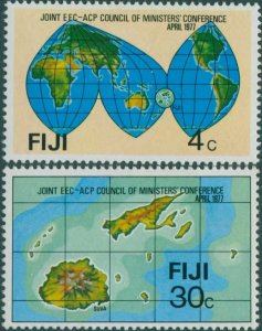 Fiji 1977 SG539-540 Council of Ministers set MNH