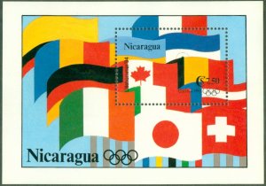 NICARAGUA 1978 MNH S/S CV $4.50 BIN $2.75