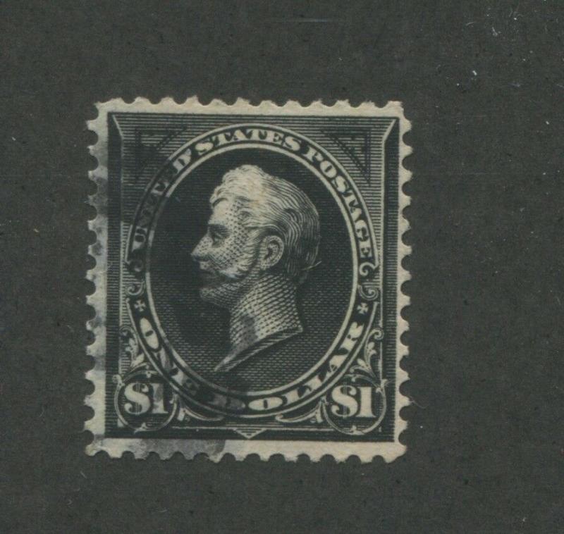 1897 United States Postage Stamp #276 Used VF Cork Postal Cancel 