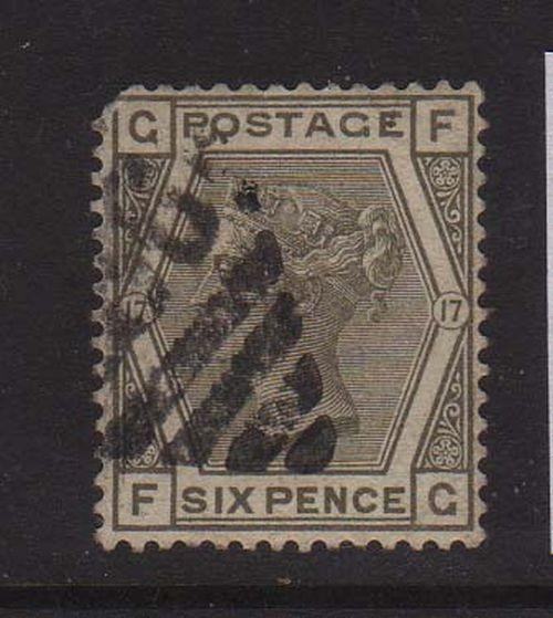 GB 1873 Victoria SG 147 PL17 Cat ?125