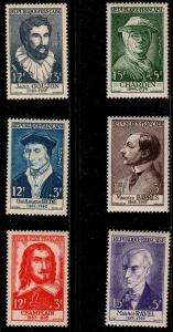 France Scott B303-8 Mint NH (Catalog Value $39.00)