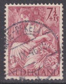 Netherlands sc#B162 1946 7-1/2c+4-1/2c Art used