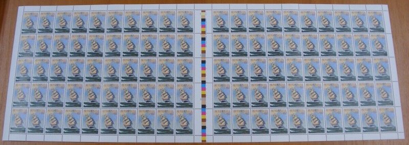 Australia 1984 30c Clipper Ships (Cutty Sark) sheet of 100 MUH**