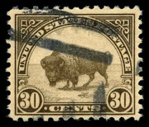 US Sc 700 VF+/USED - 1931 30¢ American Bison - Well Centered