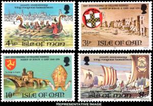 Isle of Man Scott 44-47 Mint never hinged.