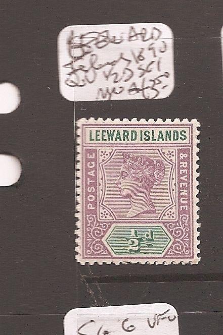 Leeward Islands 1890 Queen Victoria 1/2d  SG 1 MNH (1cdz)