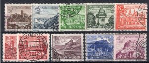 Germany  - Sc# B160 - B168 Used      -       Lot 1225239