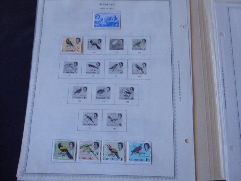 Gambia 1869-1985 Stamp Collection on Scott Specialty Stamp Album Pages