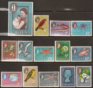 EDSROOM-12422 St Helena 159-72 LH 1961 Complete Birds Fish Flowers CV$73.10