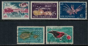 New Hebrides, Br. #96,8,102-4*/u  CV $7.80