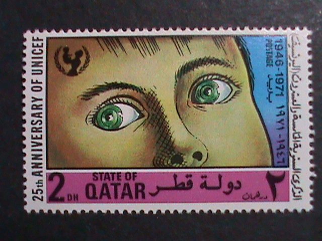 ​QATAR-1971 SC# 267-8  UNICEF MOTHER AND CHILD MINT VF WE SHIP TO WORLD WIDE