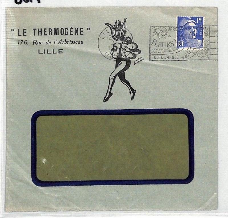 BS19 c1953 France Lille Le Thermogene Cover PTS