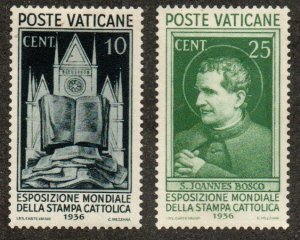 Vatican City 48-49 Mint hinged