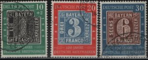 GERMANY 667-8 USED CENT. OF GERMAN POSTAGE STAMPS