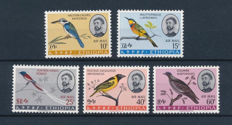 [52716] Ethiopia 1966 Birds Vögel Oiseaux Ucelli  MNH