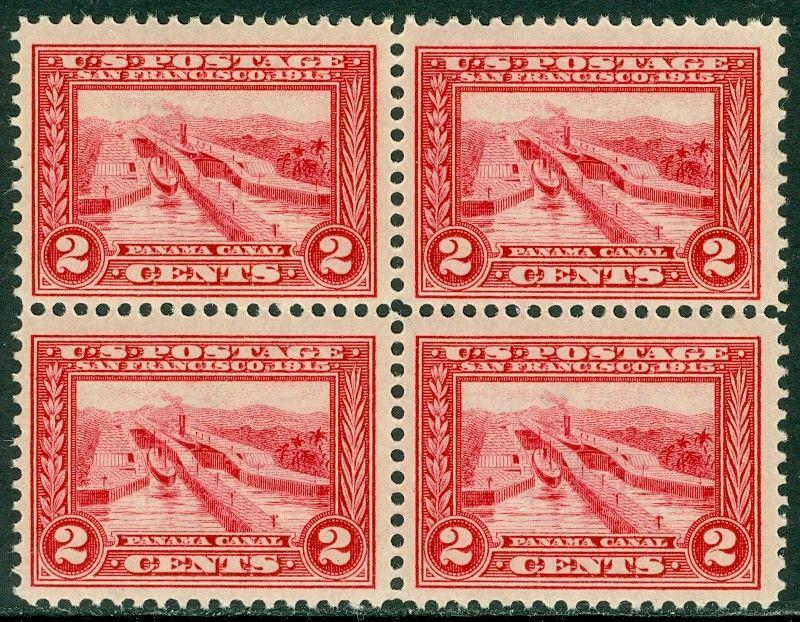 EDW1949SELL : USA 1913 Scott #398 Block of 4. Mint NH. PO Fresh. Catalog $140.00