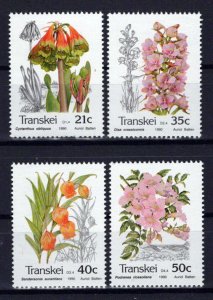 South Africa Transkei 243-246 MNH Flowers Plants Nature ZAYIX 0424S0103M