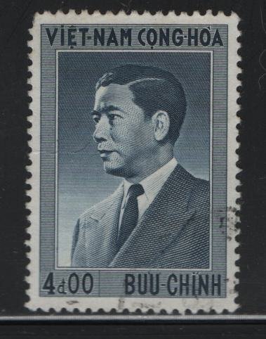 VIETNAM, 45,  USED, 1956 President Ngo Dinh Diem