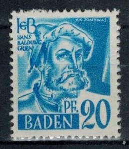 Germany - French Occupation - Baden - Scott 5N7