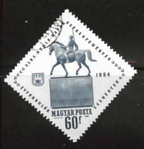 Hungary Scott 1584 Used horse statue stamp