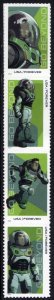 SC#5709-12 (Forever) Buzz Lightyear Vertical Strip of Four (2022) SA