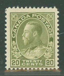 Canada #119 Unused Single