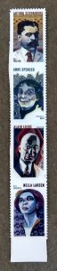 United States #5474a (55c) Voices of the Harlem Renaissance MNH str of 4 (2020)