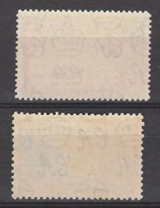 PITCAIRN ISLANDS 1940 KGVI PICTORIAL 1/-  AND 2/6  MNH **