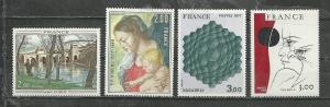 France #1517-1520 Unused Hinged