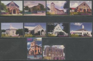 ANTIGUA Sc#2842-2852 2005 Christmas Churches Set & One S/S OG Mint NH