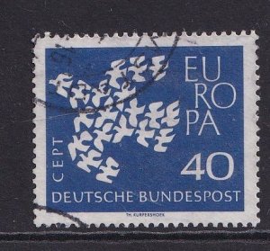 Germany  #845 used 1961   Europa  40pf