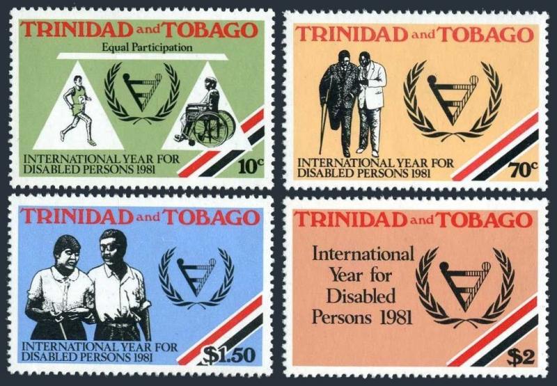 Trinidad-Tobago 341-344,MNH.Michel 428-431. Year of Disabled IYD-1981.