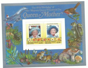British Virgin Islands  - Queen Elizabeth the Queen Mother (85th Birthday) - MNH