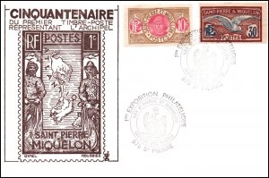 St Pierre and Miquelon Philatelic Exposition 1983 Cover