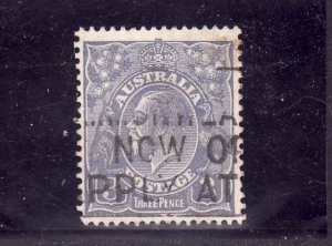 Australia-Sc#72- id10-used-3p ultra KGV-1929-