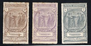 Italy - Sc# B17 - B19 MH (toned gum/foxing)        /       Lot 1225263