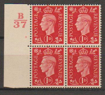 GB George VI  SG 463 Control B37 Cyl 8