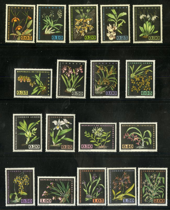 VENEZUELA 804-11 MNH SCV $28.10 BIN $15.00 FLOWERS