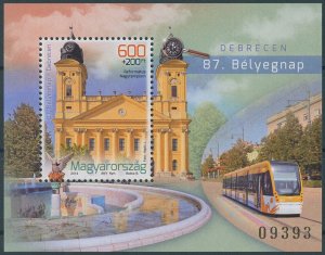 Hungary Stamps 2014 MNH 87th Stamp Day Debrecen Churches Architecture 1v M/S