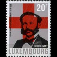 LUXEMBOURG 1989 - Scott# 800 Red Cross 75th. Set of 1 NH