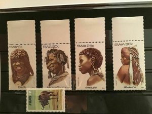 South West Africa headdresses hinge on margin stamps  R21913