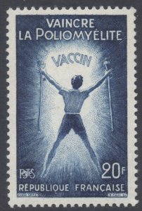 France SG1444 - YT 1224, 1959 Paralysis Relief Campaign 20f MH*