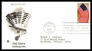 US 3776-3780 Old Glory PCS Set of Five Typed FDC