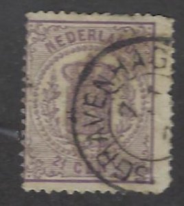 Netherlands  SC#22 Used F-VF SCV$70.00...Value!