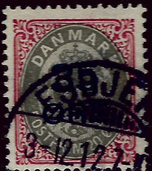 Denmark SC #80 F-VF Used SC$85   ..Scandinavian sweet spot!!